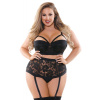 Curve Monique Suspender Set XL-XXL černá