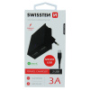 SWISSTEN TRAVEL CHARGER SMART IC WITH 2x USB 3A POWER + DATA CABLE USB / MICRO USB 1,2 M BLACK 22042000