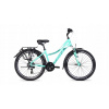 Horský bicykel - MTB bicykel Unibike Emotion EQ tyrkysová 15 palcová (MTB Bike Unibike Emotion EQ tyrkysové 15 palcov)
