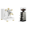 Lelit Bianca PL162T V3, white + Eureka Mignon Libra, CR chrome