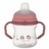 Canpol babies hrnček so silikónovým náustkom ružový 150ml 6m+ 1ks