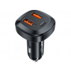 Nabíjačka do auta Acefast B9, 66 W, 2x USB + USB-C (čierna)