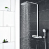 GROHE Rainshower SmartControl Duo nástenný sprchový systém s termostatom, horná sprcha 2jet 361 x 220 mm, ručná sprcha 2jet, chróm, 26250000
