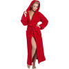 Dámsky župan Diana dlhý - DKaren XXL červená