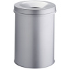Durable Safe 330610 odpadkový koš 30 l (Ø x v) 31.5 mm x 49.2 mm kov šedá 1 ks