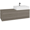 Dreja Umývadlová skriňa STORM SZZ2 120 (umývadlo Kube) - D03 Cafe / D03 Cafe / Pravé