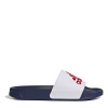 adidas Adilette Shower Slides Unisex White/Blue/Red 6 (39.3)