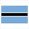 Magnetka vlajka Botswana