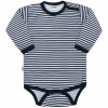 Dojčenské body New Baby Classic II s modrými pruhmi - 86 , Modrá