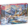 CHERRY PAZZI Puzzle Zimná krajina zázrakov 1000 dielikov