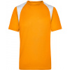 James&Nicholson Pánske funkčné tričko JN397 Orange M
