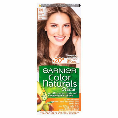 Garnier Color Naturals permanentná farba na vlasy 7 N Prirodzená blond, 60 +40 +12 ml
