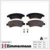 ZIMMERMANN Sada brzdových platničiek kotúčovej brzdy 23599.190.1