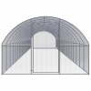 Vonkajšia klietka pre kurčatá, 3x20x2 m, galvanizovaná oceľ