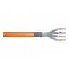 DIGITUS CAT 7 S-FTP installation cable, 1200 MHz Dca (EN 50575), AWG 23/1, 50 m ring, SX, orange (DK-1743-VH-05)