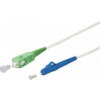 OEM SC/APC - LC/UPC simplex 9/125 SM 20m arm.bílý 3mm B3 LSZH