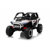 Mamido Mamido Elektrické autíčko Buggy UTV KCK 4x4 biele 24V | 800W | 50 kg | EVA | LED | 2,4Ghz | ECO koža