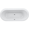 LAUFEN Solutions oválna vaňa akrylátová (s konštrukciou), odtok v strede, 1700 x 750 x 460 mm, biela, H2225110000001