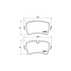 BREMBO P 85 118, zadné brzdové platničky - 4G0698451