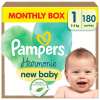 Pampers Harmonie mesačný balík plienok 2-5kg Newborn 1 (180ks) Pampers