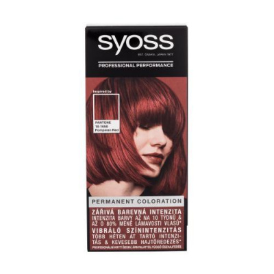 Syoss Permanent Coloration permanentná farba na vlasy 50 ml odtieň 5-72 pompeian red pre ženy