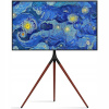 Techly 105209 Podlahový stojan TV LED/LCD 45-65 palcov 32 kg, tripod, drevo