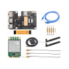 Waveshare PCIe to MiniPCIe / Gigabit Ethernet / USB 3.2 Gen1 HAT for Raspberry Pi 5, Supports MiniPCIe interf.