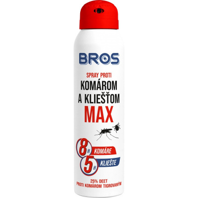 BROS spray proti komárom a kliešťom MAX 1x90 ml
