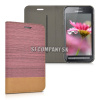 Kožený obal Samsung Galaxy Xcover 3 – Flip Duo – staroružová