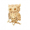 Woodcraft Drevené 3D puzzle Sovička R008