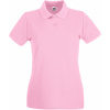 Fruit of the Loom Polokošile Lady-Fit Premium Polo, krátký rukáv, dámská COT16303004000-light pink XS Růžová světlá