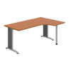 OFFICE PRO s.r.o. HOBIS kancelársky stôl pracovný tvarový, ergo ľavý - FE 1800 60 L, čerešňa