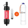 Sada vodního filtru Sawyer MINI Red + skládací láhev CNOC Vesica 1l