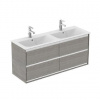 Ideal Standard Connect Air - Skrinka pod dvojumývadlo 120 cm, svetlosivý dub/matný biely lak E0822PS