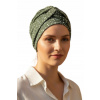 Eva Design turban bavlna zelený veľkosť univerzálna