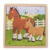 Bigjigs puzzle Kôň so žriebätkom