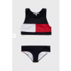 Detské plavky - Dvoj kus Tommy Hilfiger outfit. 164 White, Red, Navy Blue (Tommy Hilfiger Detské plavky 164 1ZIA)