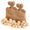 Brikety v jutovom vreci 2x 12,5 kg - 100 % drevo