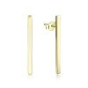 MINET JMAS0312GE00 - MINET Elegantní pozlacené stříbrné náušnice tyčky