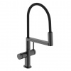 Hansgrohe Talis Select M54 PowderSpray Drezová batéria s flexibilným ramenom a spŕškou, EcoSmart, kefovaný čierny chróm 72861340-HG