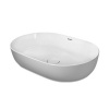 Duravit LUV umývadlo na dosku 60x40 keramické bez prepadu,bez otv.pre bat,Biela 0379600000 0379600000