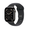Apple Watch Series 11 GPS + Cellular 42mm Slate Titanium Case with Black Sport Band - M/L