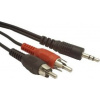 Gembird kabel audio JACK 3,5mm M / 2x RCA (CINCH) M 2.5M CCA-458-2.5M