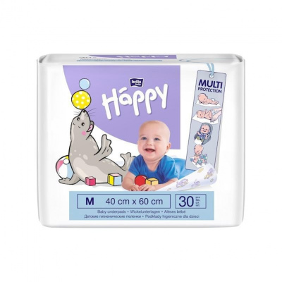 Bellahappy BELLA HAPPY Dětské hygienické podložky 40x60 cm 30 ks