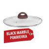 Pokrievka MagicHome Black Marble Line, 24 cm