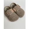 Pegres barefoot BF02 papuče Fleece hnedé - 24