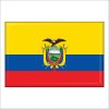 Magnetka vlajka Ekvádor