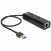 DeLock 62653 HUB USB 3.0 3 Port + 1 x LAN