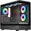 EVOLVEO Ursus, mATX/6x ARGB 120/sklo čelo + bok URSUS-BK-6