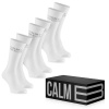 Calm B DLHÉ PONOŽKY BIELE 3-PACK Veľkosť: 43-46